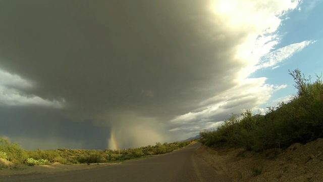 Severe Thunderstorm Observed On 8/16/2014 SE of Oracle AZ смотреть онлайн