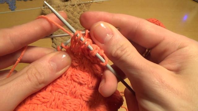 Вязание спицами для начинающих. Узор ПЛЕТЕНКА /// Knitting for beginners. pattern Braids смотреть онлайн