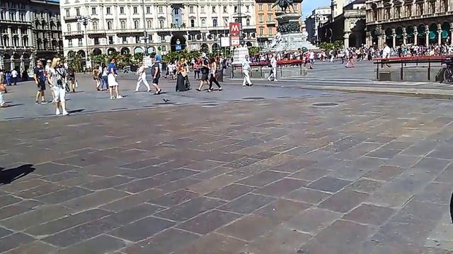 Мой уик энд в авг/ 2017г. Милан. Собор Дуомо.Памятник королю Виктору Эммануилу||. смотреть онлайн
