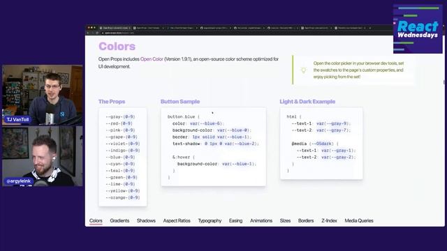 React Wednesdays: Open Props with Adam Argyle смотреть онлайн