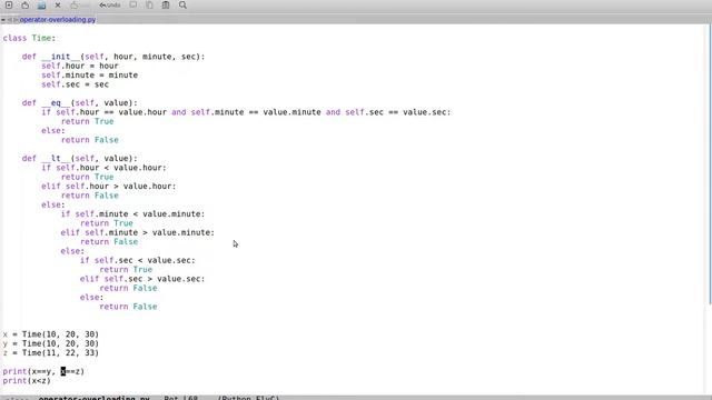 Operator Overloading in Python смотреть онлайн