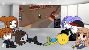 Roblox Characters React To Murder Mystery Videos! || Gacha Life || Gacha Lovely