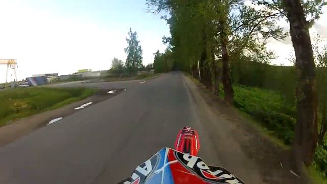 Еду на эндуро по дороге общего пользования! (не повторять это опасно) смотреть онлайн