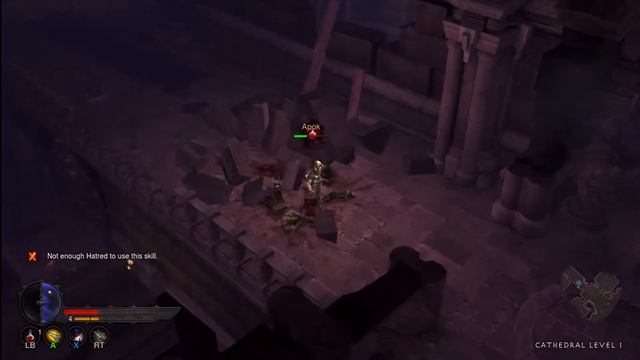 Diablo 3 (XBOX 360) - Demon Hunter ACT 1 NORMAL Part 2 смотреть онлайн