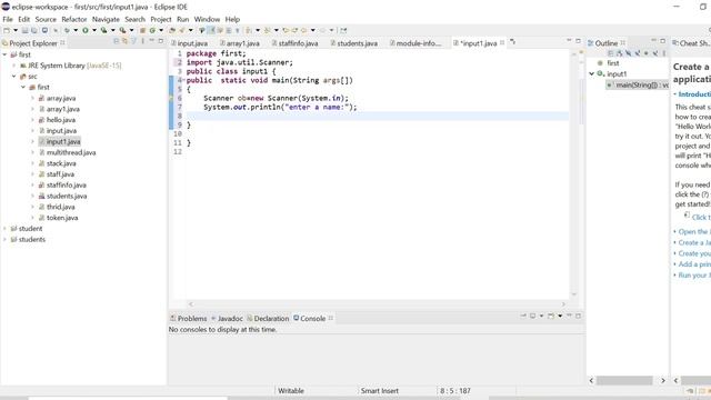 Java tutorial - for beginners : #6 Scanner class смотреть онлайн