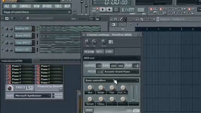 FL Studio 10. Рандомизация velocity для оживления партий смотреть онлайн