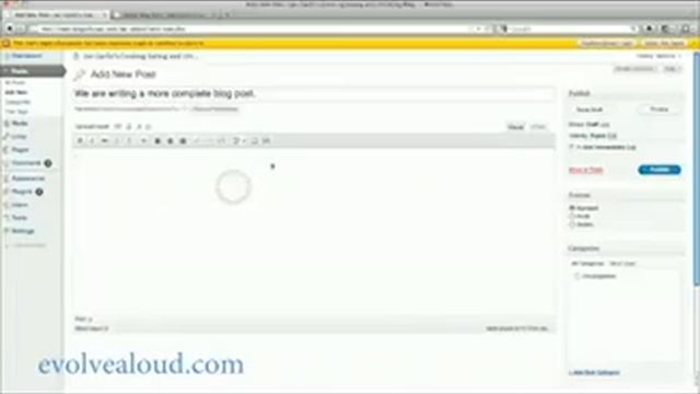How to log into Word Press and make a blog post смотреть онлайн