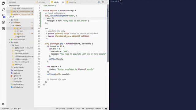 LoopBack.io Model Data Validations смотреть онлайн