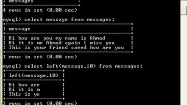 036 2 ‪Mysql Left Substring‬ смотреть онлайн