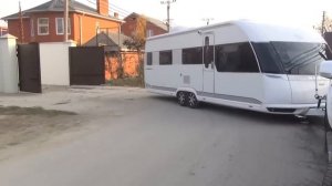 Парковка прицепа дачи в гараж задним ходом