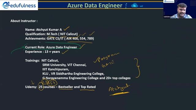 Master Azure Data Engineering | Live Demo Highlights | Edufulness |New Batch-From :14-08-2023 7:30a смотреть онлайн