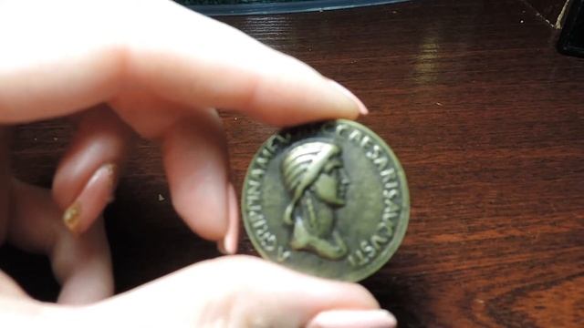 Античная монета Агриппина Младшая / Agrippina Roman Empire смотреть онлайн