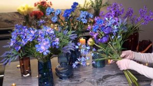 Лайфхак 💐 Как сделать яркий букет из искусственных цветов