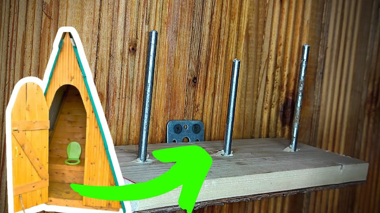 Сделал ОСВЕЩЕНИЕ в УЛИЧНОМ ТУАЛЕТЕ из ТРЁХ ГВОЗДЕЙ || Не плачу за электроэнергию #45 смотреть онлайн