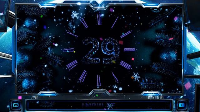 New Year - countdown. Новый год - обратный отсчет. смотреть онлайн