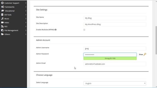 Installing WordPress with Softaculous in cPanel смотреть онлайн