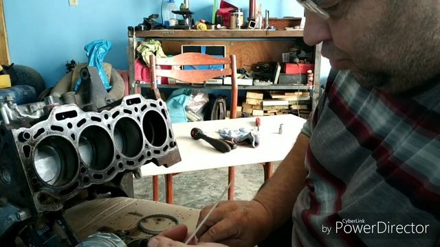 Сборка двигателя 4E-FE (поршневая) смотреть онлайн