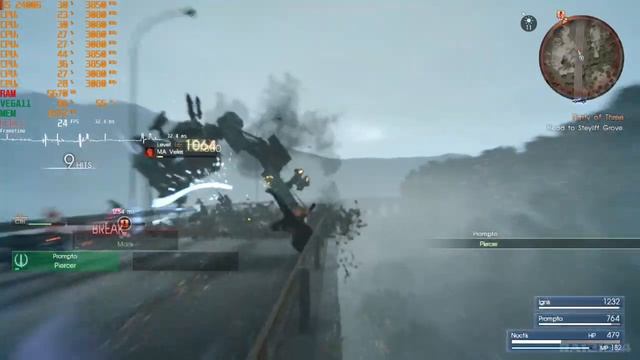 Final Fantasy XV Gameplay Test on Ryzen 5 2400G with Vega 11 & 8GB RAM смотреть онлайн