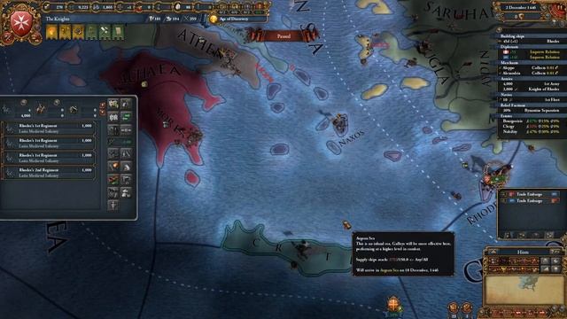 Иерусалимское Королевство #1, Восхождение Крестоносцев, EU4 смотреть онлайн