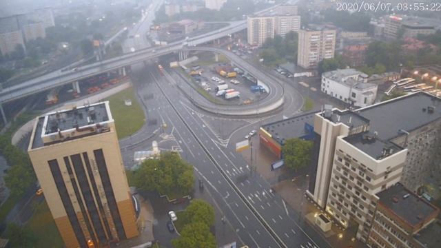 Москва - Нижегородская улица - веб камера 07.06.2020, 00:56