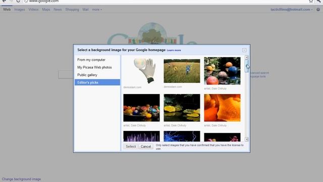 How to change Google Chrome Background смотреть онлайн