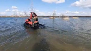 Гидроцикл BRP с двигателем ВАЗ часть 1