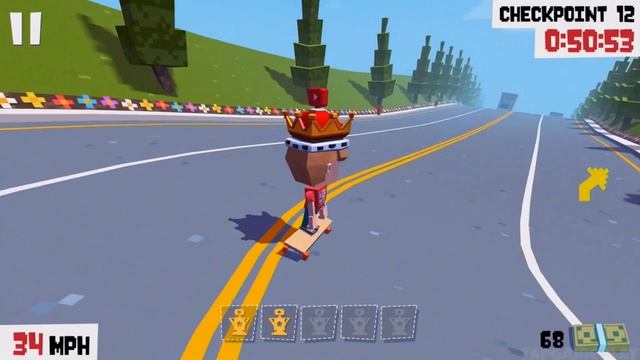 Star Skater - Gameplay Walkthrough Part 2 - Checkpoints 11-20 (iOS, Android) смотреть онлайн