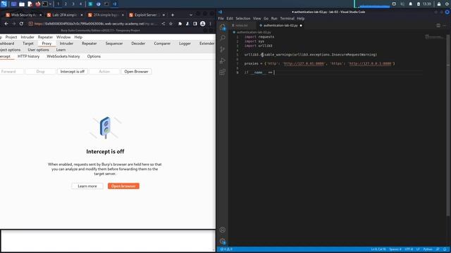 Authentication Vulnerabilities - Lab #2 2FA simple bypass | Long Version смотреть онлайн