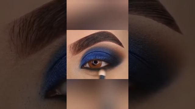 Blue Smoky Eye Make-up#eyemakeup #youtubeshorts #instagram #trending #reels #status #shots