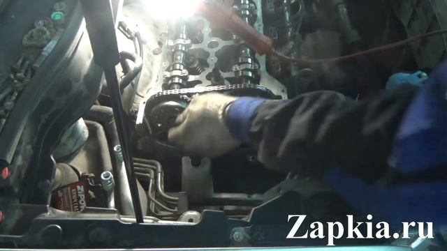 Ремонт двигателя Санг Енг Актион Ssang Yong Actyon замена VANOS смотреть онлайн