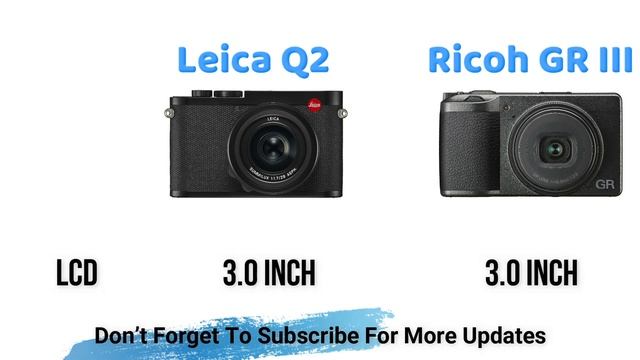 Leica Q2 vs Ricoh GR III Comparison смотреть онлайн