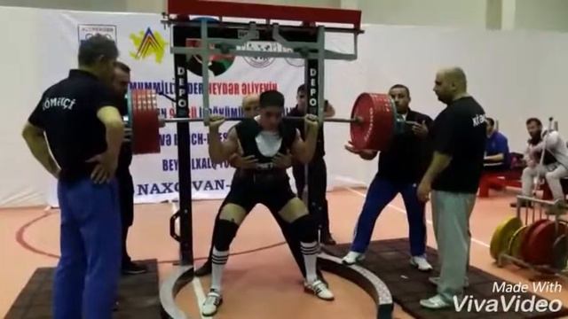 Parvin Askarov - Squat 327,5 kq new Azerbaijan record weight class 82,5 kq смотреть онлайн