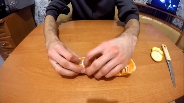 Как чистить мандарины с твердой шкуркой