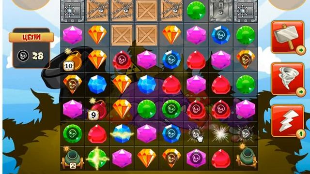 Сокровища пиратов 2240 уровень прохождение - Pirate treasures level 2240 walkthrough смотреть онлайн