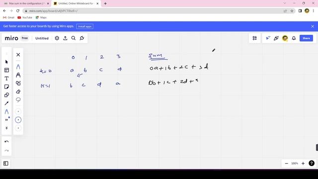 Max sum in the configuration || 2 Approaches || Java смотреть онлайн
