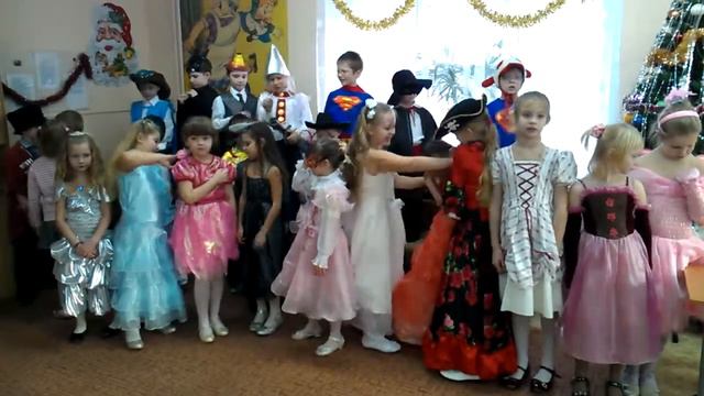 Первый класс, школа 1704, Новый год! Все вместе в классе