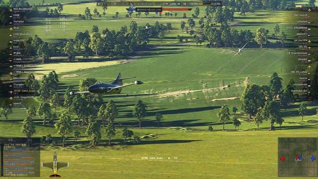[WarThunder][SB]F9F-2 spin maneuver 2 смотреть онлайн