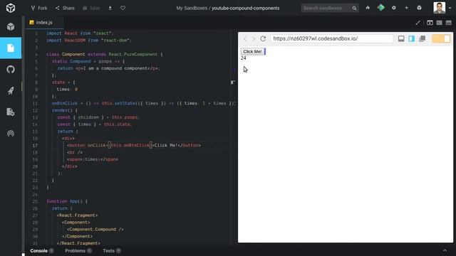 React js tutorial Compound Components in React смотреть онлайн