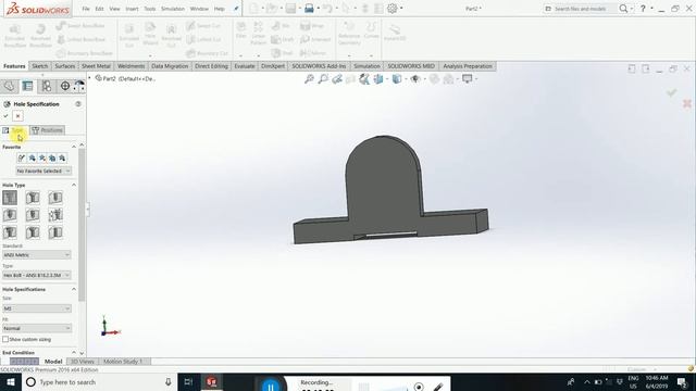 Solidworks profile choice, sketch plane choice,New part,Bosses,Cut and hole features,editing tools смотреть онлайн