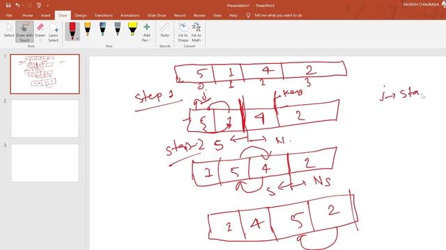 Insertion Sort Code || Python || Part-II || Hindi || Lecture-09 || ADA || Rajnish Chaurasia смотреть онлайн