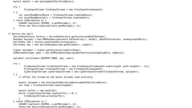 Code Review: Java AES-256 GCM file encryption смотреть онлайн