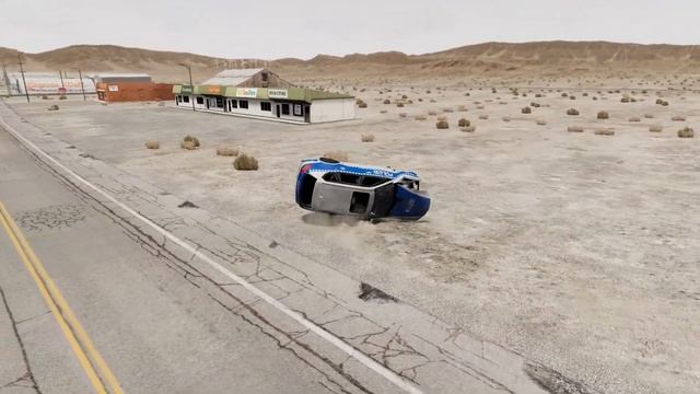 Big & Small Police Cars vs Giant Pit Bulge - BeamNG Drive | Cars vs Giant Pit смотреть онлайн