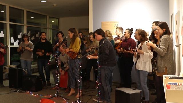 The Carolina Ukulele Ensemble (CUE) - Too Close by Alex Clare смотреть онлайн