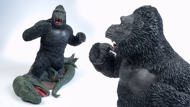 King Kong resin model kit by Polar Lights / Round 2. смотреть онлайн