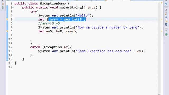 exception handling in java in urdu/hindi part 1 смотреть онлайн
