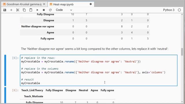 Python - Heatmap (of a cross table) смотреть онлайн
