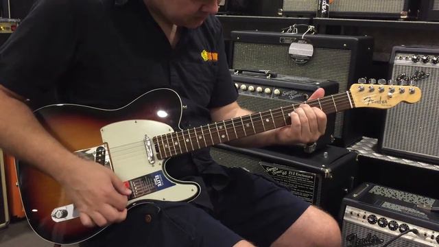 FENDER | AMERICAN ELITE TELECASTER - SUNBURST | UNBOXING AND DEMO смотреть онлайн