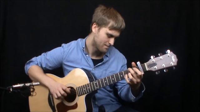 "Killing Me Softly" (The Fugees) - Fingerstyle guitar - Benny C Jones (Arr. Adam Rafferty) смотреть онлайн