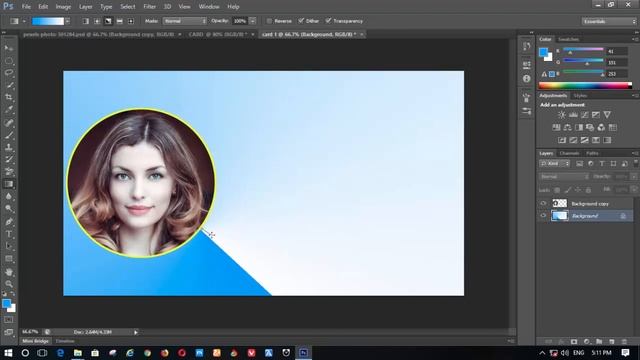 Adobe Photoshop Tutorial Bangla Part-2 | ফটোশপ দিয়ে কার্ড তৈরী করুন смотреть онлайн
