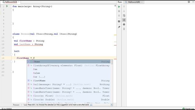 Kotlin Tutorial - 19 - Initializer Block for Primary Constructor смотреть онлайн